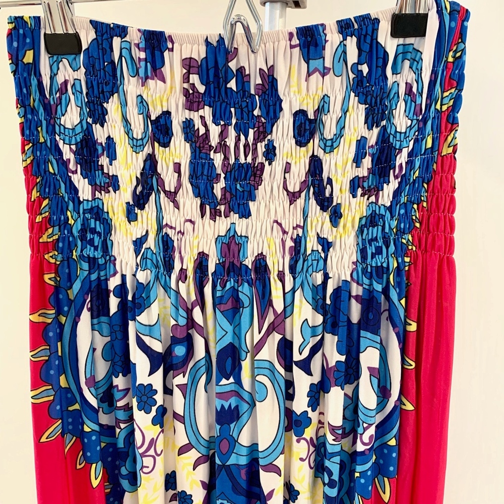 SUMMER BEACH WRAPPED TUBE STRAPLESS SEXY DRESS - Picture 5 of 8